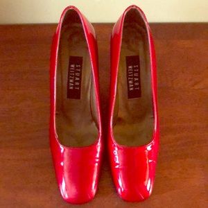 Stuart Weitzman Patent Leather Designer Pumps
